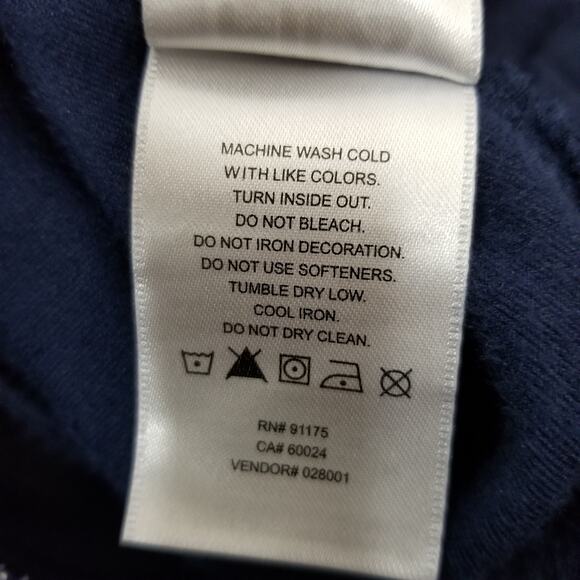 Fila Women's Navy Blue Velour Hoodie Track Jacket Size S Small - Picture 5 of 6